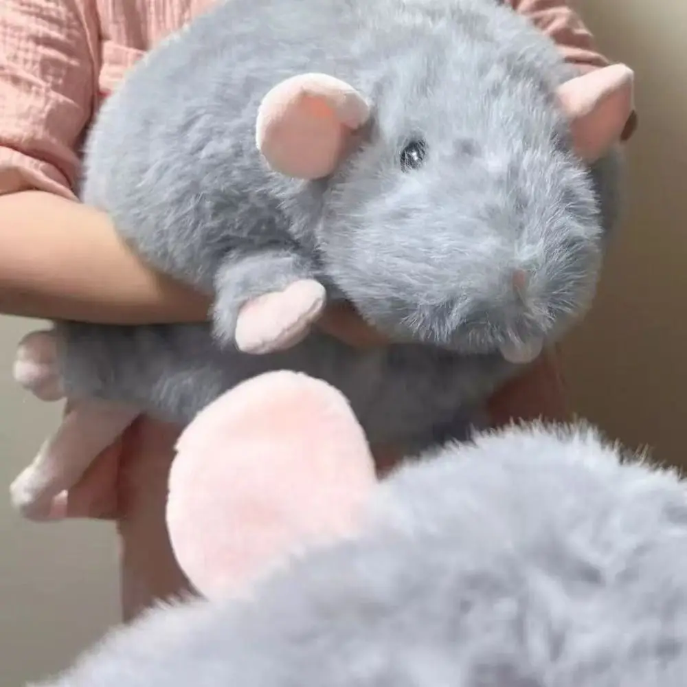 Creative 35/50cm Mouse Cartoon Oversized Flower Branch Rat Soft Animal Figure Gift Birthday Stuffed & Plush Animals