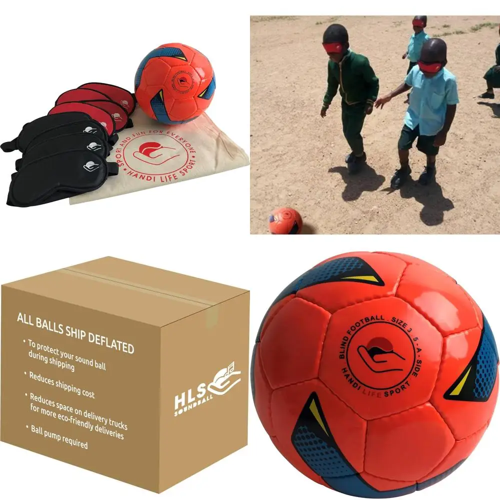 폴리에스터 눈가리개 스포츠 마스크 세트와 저반발 축구공, 5인제 축구 경기에 이상적