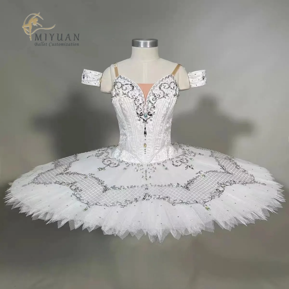 New Silver Fairy Swan Lake stage repertoire variations TUTU TUTU professional custom adult children women's competition dress