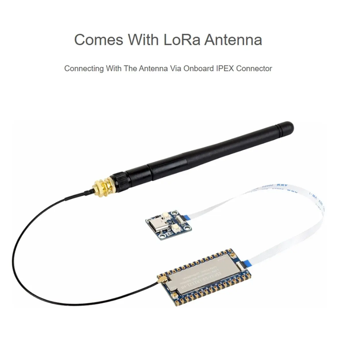 

(ABGQ) ESP32-S3 LoRa Development Board, Integrates LR1121, Supports Sub-GHz/2.4GHz LoRa Wireless Communication with Adapter