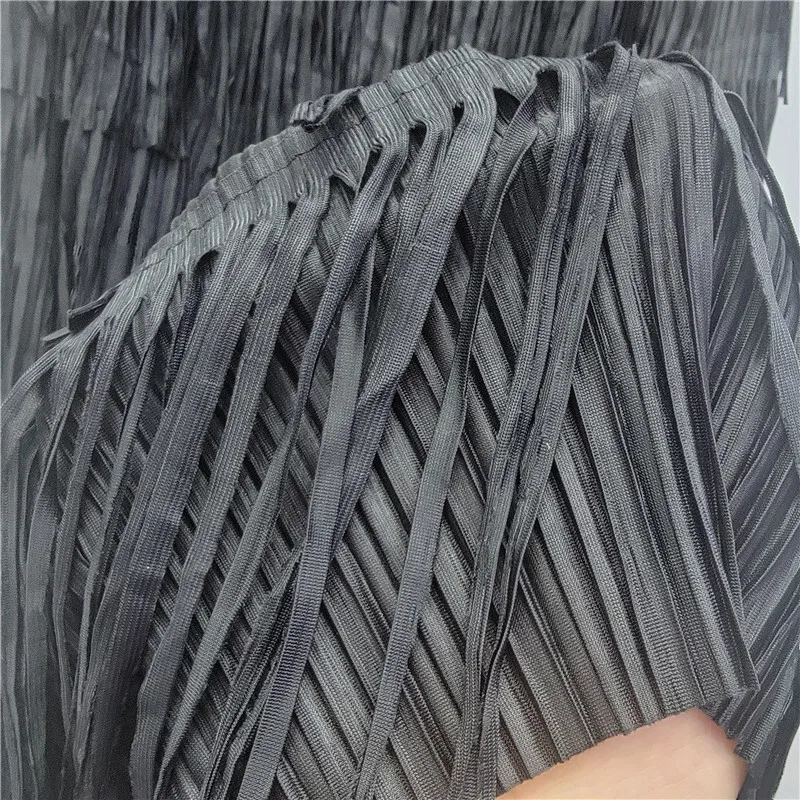 HKSH ربيع الخريف جديد المرأة تنورة الطبقات شرابة أنيقة تنوعا مرونة الخصر الراقية موضة ألف خط الاتجاه التنانير HK16820 #4