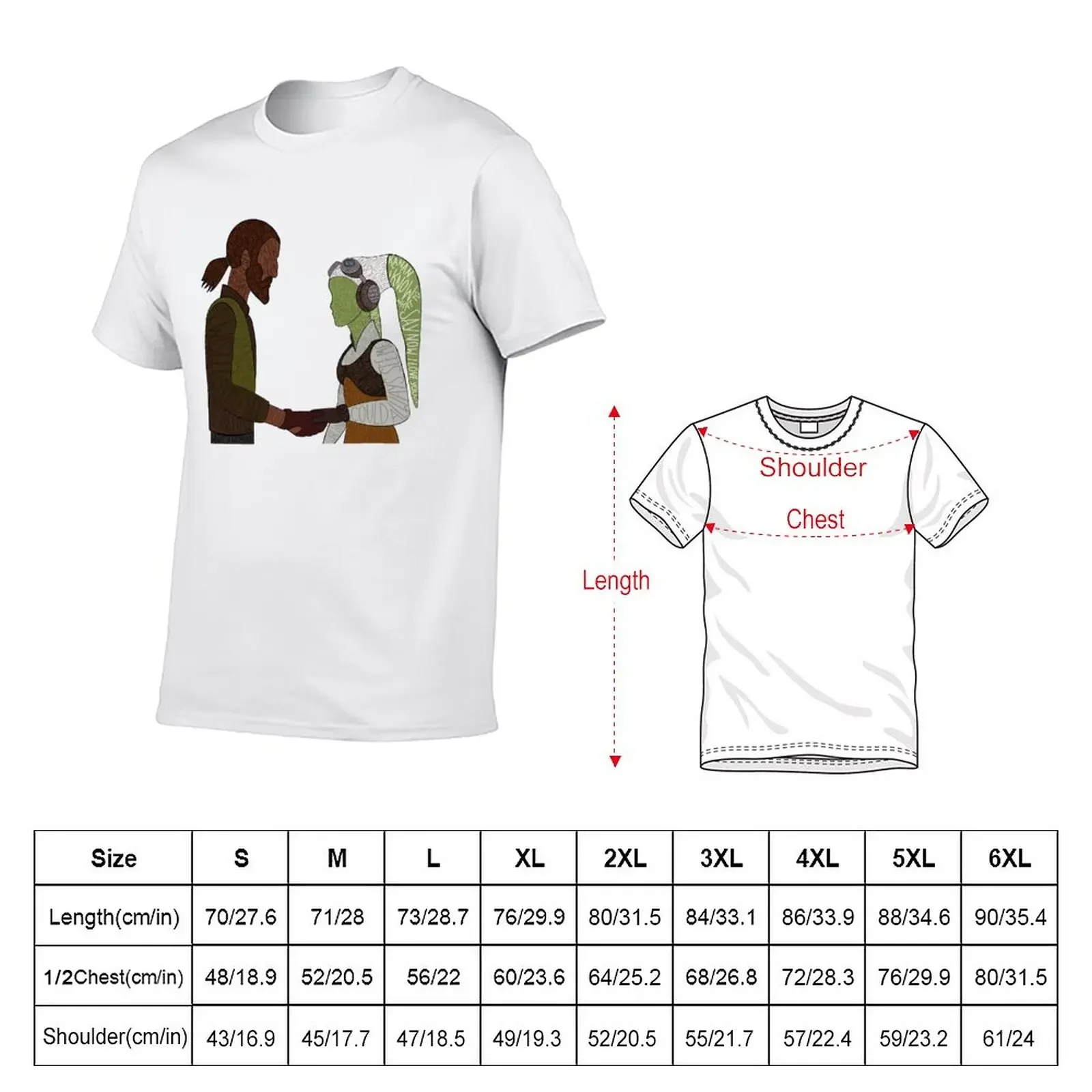 Kanan and Hera T-Shirt funny t shirts sports fan t-shirts new edition t shirt Short sleeve tee men clothings