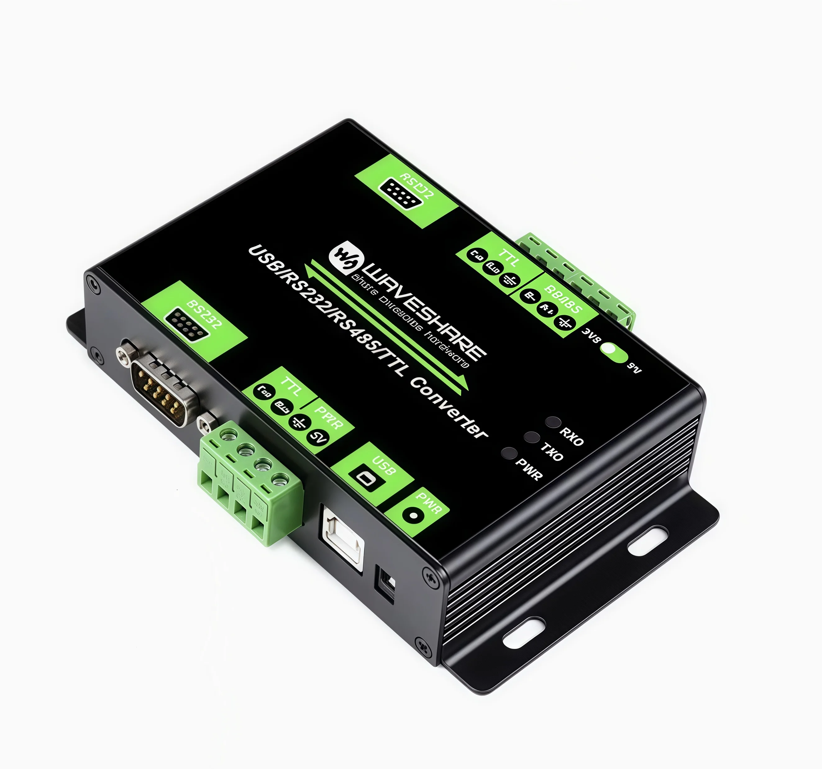 온보드 절연 보호 기능을 갖춘 산업용 등급 USB/RS232/TTL/RS485 다중 프로토콜 다중 인터페이스 변환기