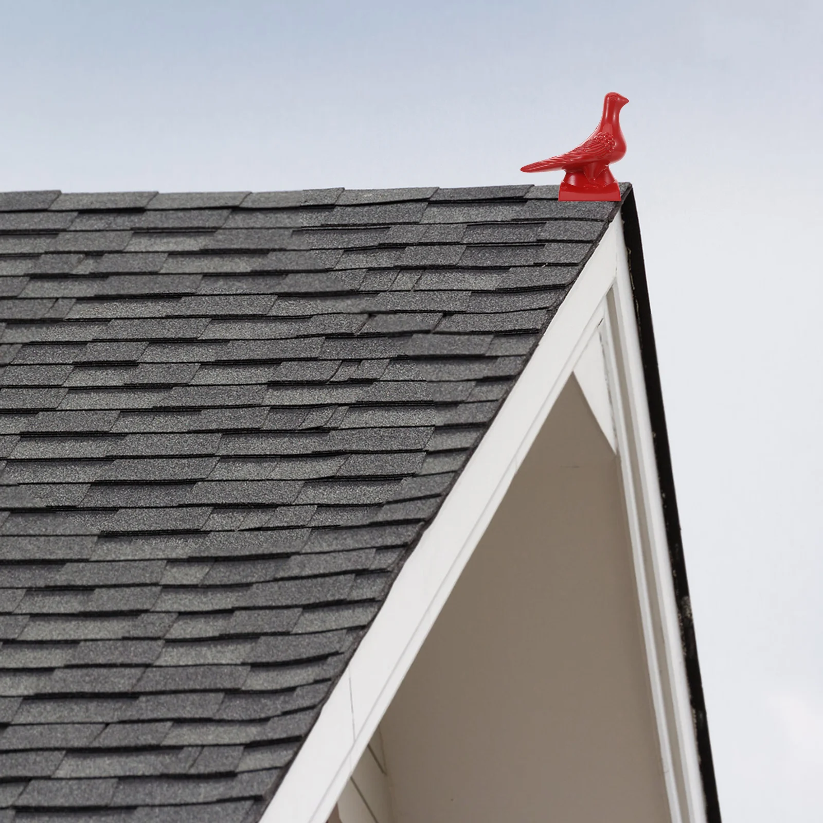 

Plastic Pigeon Roof Ornament Traditional Chinese Style Decorative Bird Sculpture for Garden Home Roof Decoration Artificial Dove