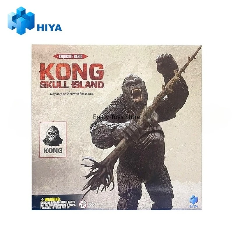 

In Stock 15CM HIYA 6inches Action Figure Exquisite Basic Series Kong Skull Island Kong Re-issue Version Anime Toy