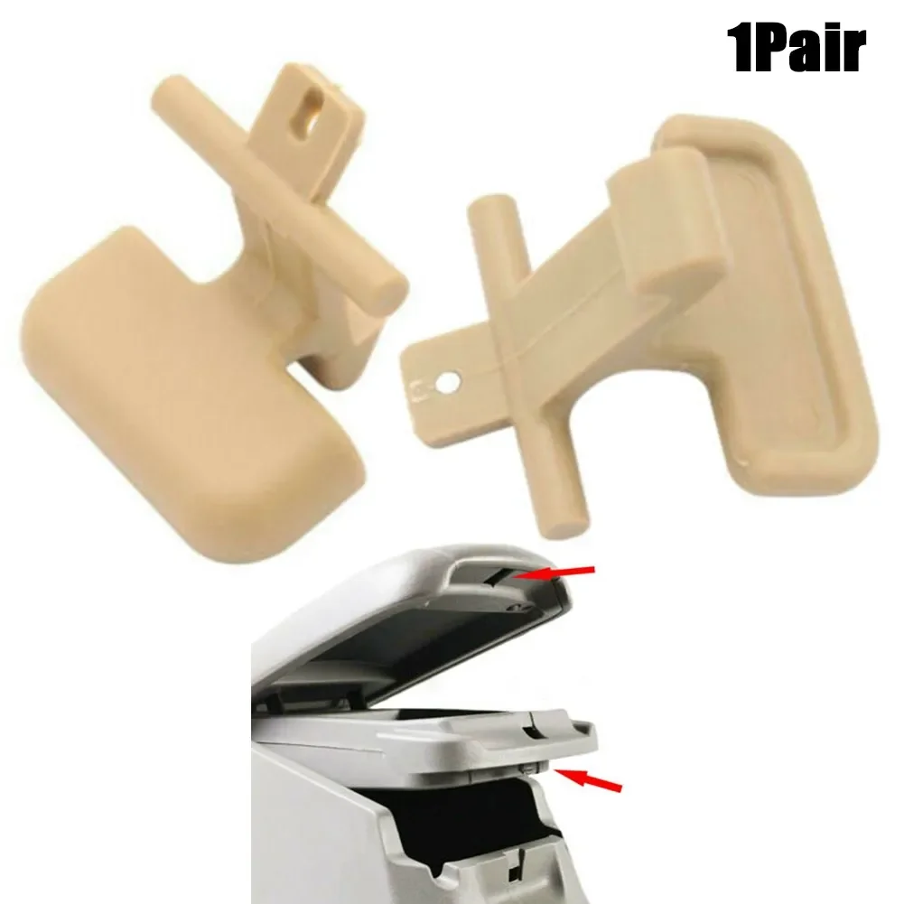 For Hyundai Sonata 2009-2010 Armrest Latch Clip Latch Clip Center Console Replace Beige Replacement Set Upper & Lower