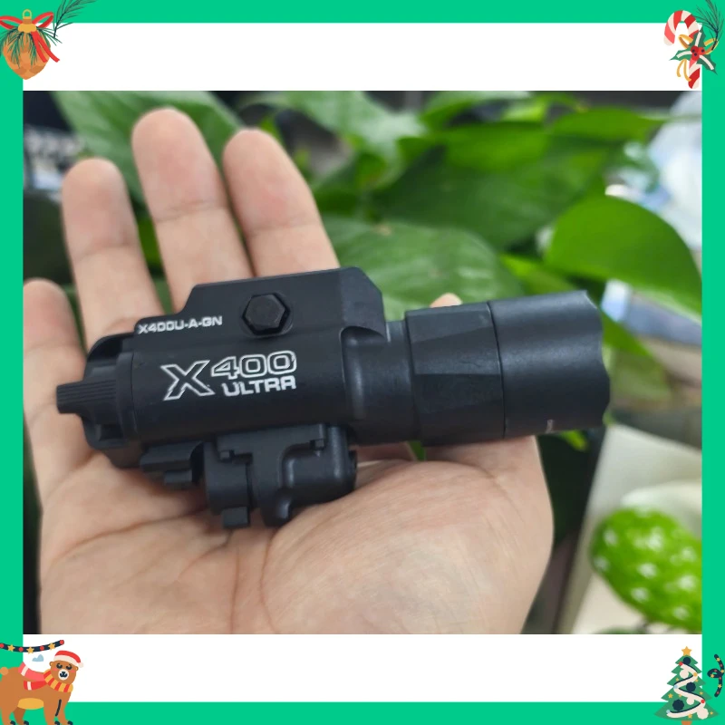 

Тактический фонарь-стробоскоп X300U X400U (модель 2026 года) с LED-подсветкой для крепления на 20-мм планку (реальное фото)