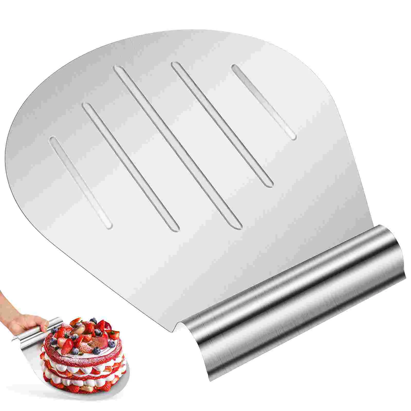 

Rolling Pin Cake Stand Pan Stainless Steel Lifter Baking Paddle Transfer Tool