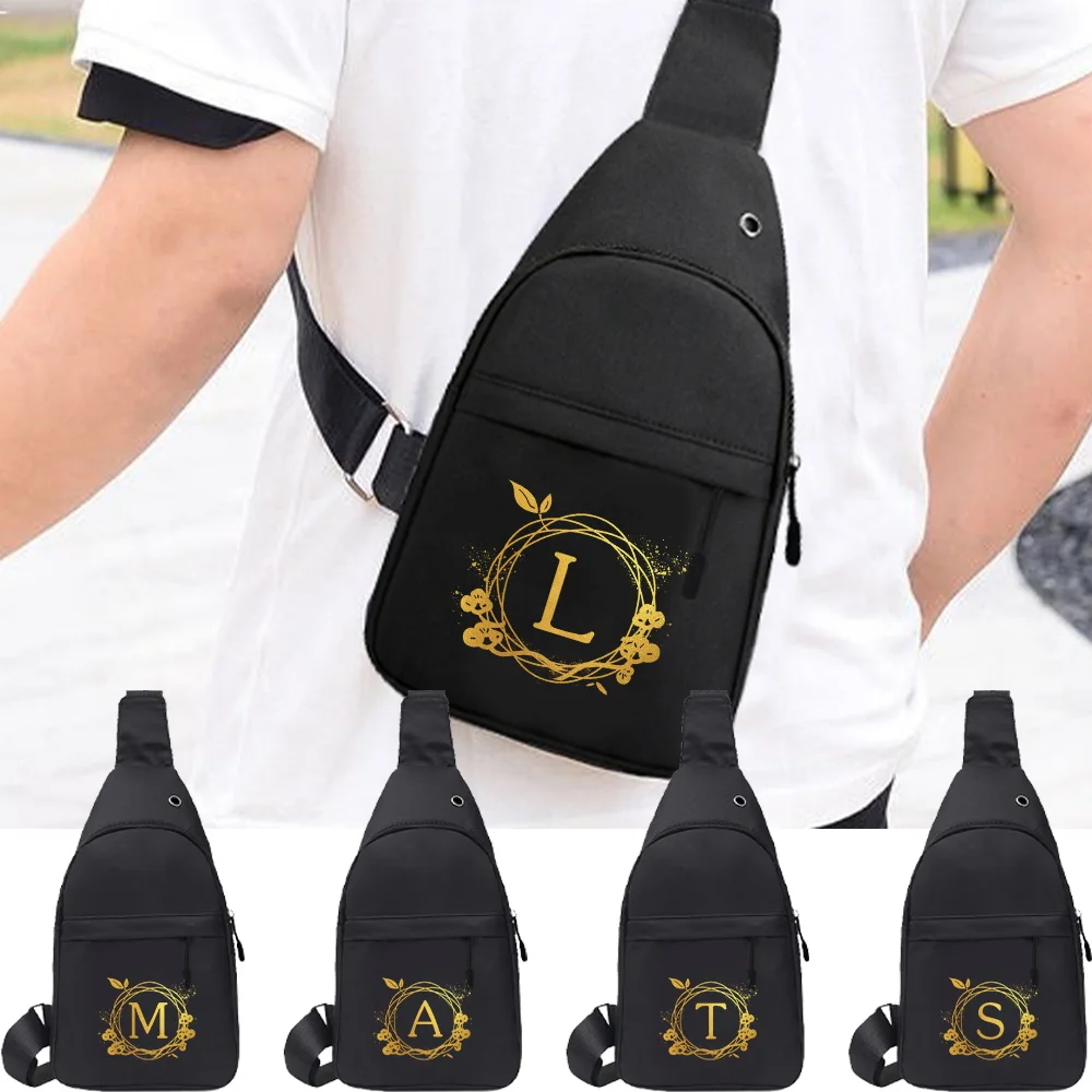 

Chest Pack for Travel Hiking Large Capacity Casual Shoulder Wreath Series Fashion 2025 New Trendy Multi-functional Chest Bag