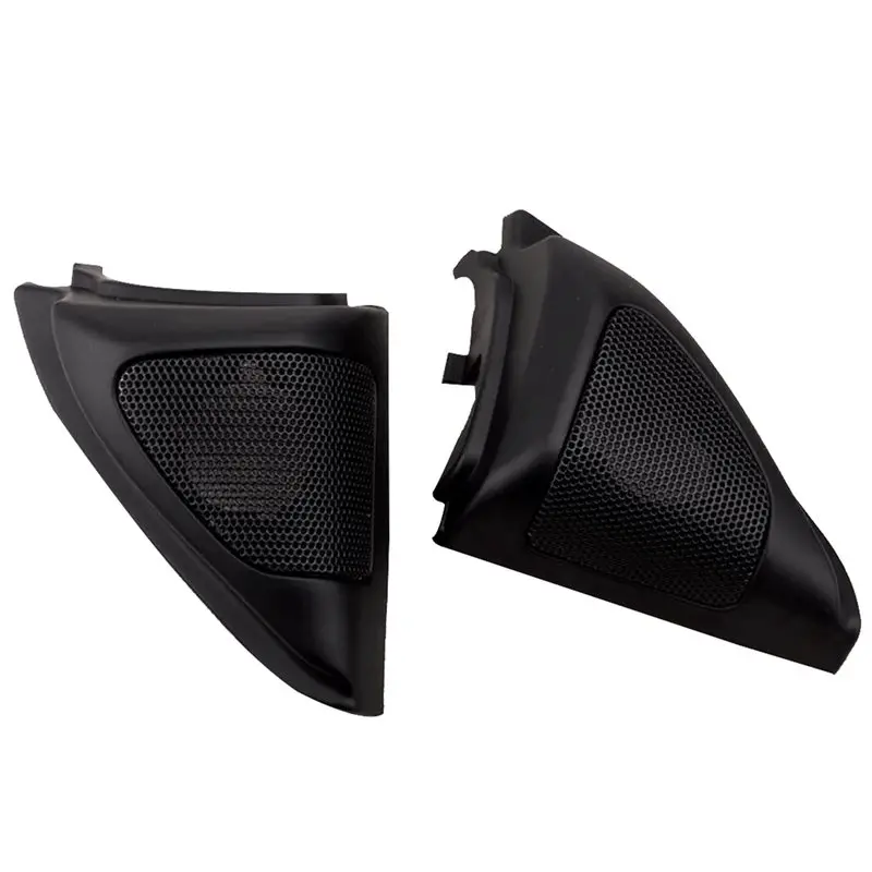 6X Car Door Panel Audio Horn Cover Tweeter Triangular Speaker Loudspeaker Cover Trim For Toyota Corolla 2003-2006-A97E