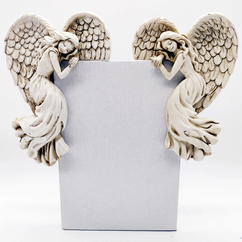 

Door Frame Angel Decor Statues Ornaments Wings Angel Resin Sculpture Crafts