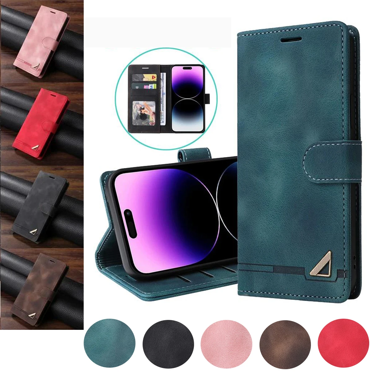 

Чехол-книжка для Redmi Note 9s, кожаный магнитный чехол для Redmi Note 9 Pro, чехлы для телефонов Redmi Note 9, чехол-подставка для кошелька с слотом для карт