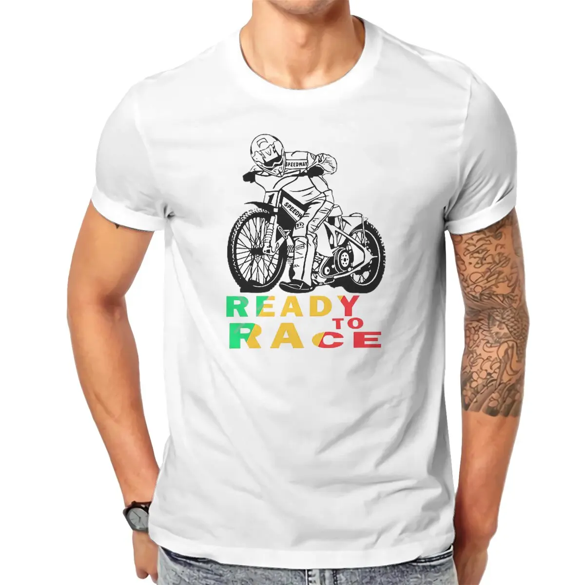 Hot selling in Summer Men's and Women's T-shirts Ready To Race Championship Bucket Novelty Cool T-shirt Street Clothing S-6XL