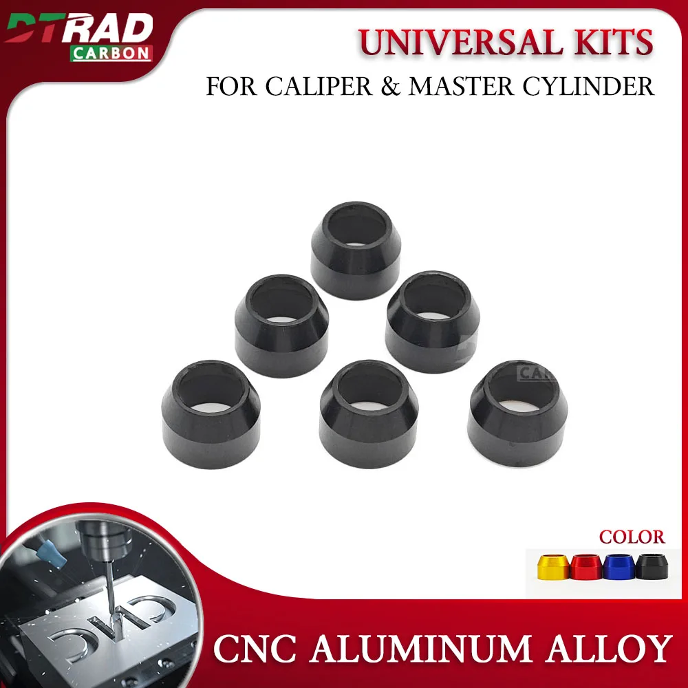 

Motorcycle Universal Ornamental Accessories Billet Bleed Valve Cover Kit For DUCATI YAMAHA KAWASAKI - Caliper & Master Cylinder