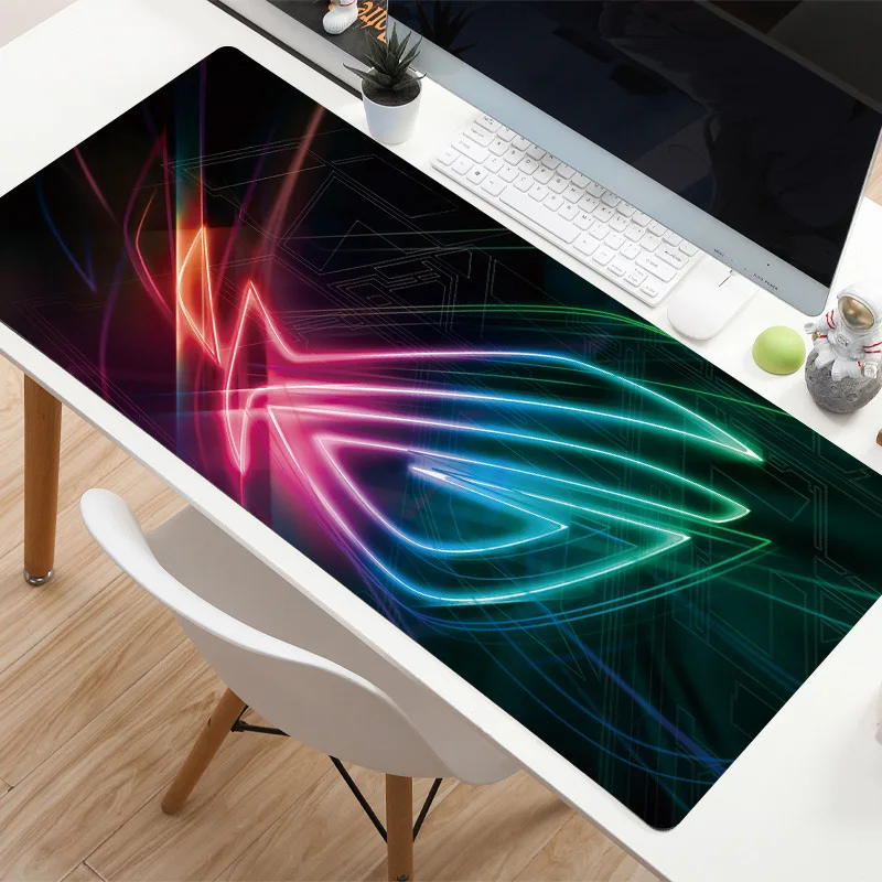 ASUS Xxl ماوس حصيرة جمهورية اللاعبين ROG كبير الألعاب ماوس الوسادة السجاد عدم الانزلاق المطاط الكمبيوتر حصيرة مكتبية لوحة المفاتيح سطح المكتب #3