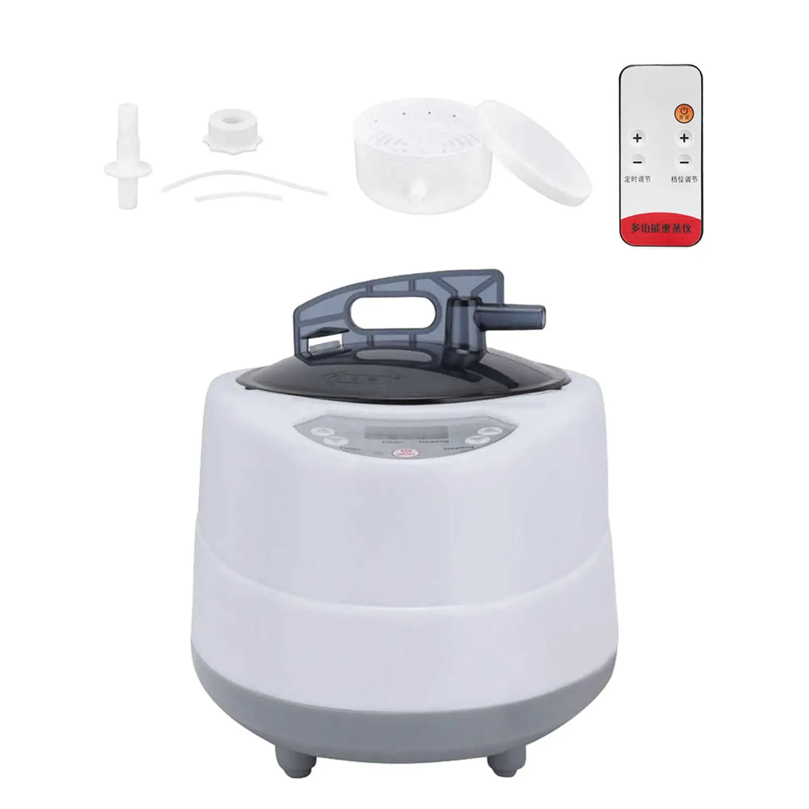 2L Sauna Steamer White Large Capacity Home SPA Multifunctional Steam Generator Steam Pot