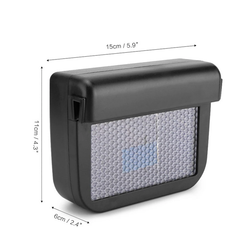 

Portable Mini Solar Car Cooler Fan Air Circulation Summer Practical Cooling Exhaust Vehicle Fans Car Supply Adapter Socket