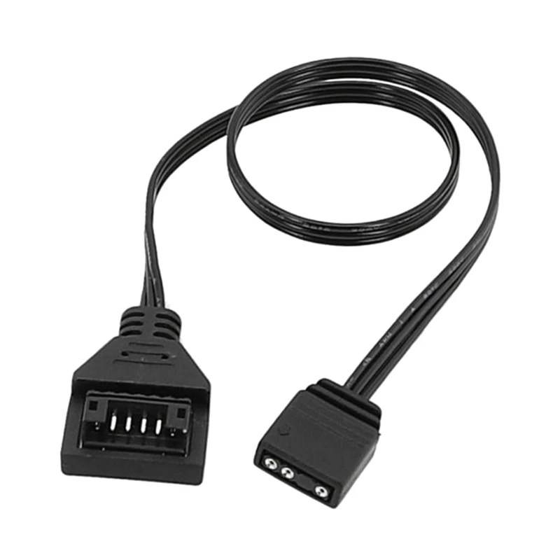 ARGB Adapter Cable 5V 3pin to ARGB 5V 8Pin/6Pin Male Adapter Cable Enhances Your Lighting Solution 30cm Long Replacement