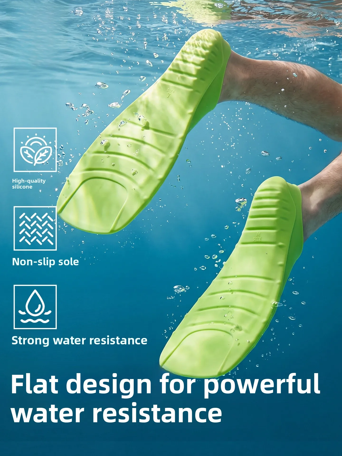 swimming-fin-professional-diving-equipment-short-silicone-training-fins-for-adults-and-children-freestyle-and-froggy-swim