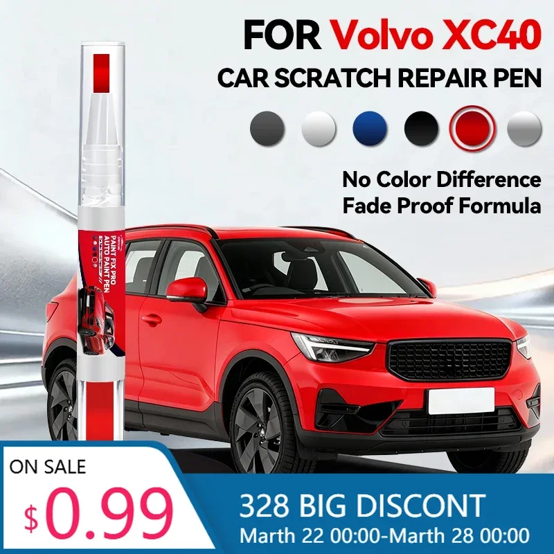 

Горячая новинка: Ручка-корректор для ремонта лакокрасочного покрытия Volvo XC40 CMA 2017-2025 – удаление царапин, аксессуары для авто, черный, белый, синий, R