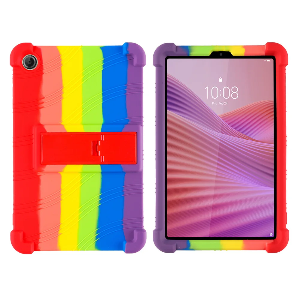 

case For LENOVO Tab One 8.7 inch Tablet protective cover Android Tablet Soft Silicone Adjustable Stand protective sleeve