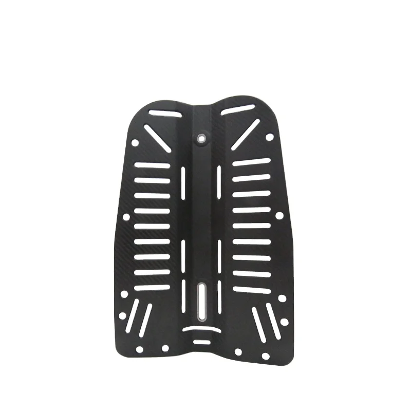 

Scuba Diving Carbon Fiber Backplate with Inserting Stainless Steel 316 Thickness 3mm Fit Technical Diving Backmount BCD