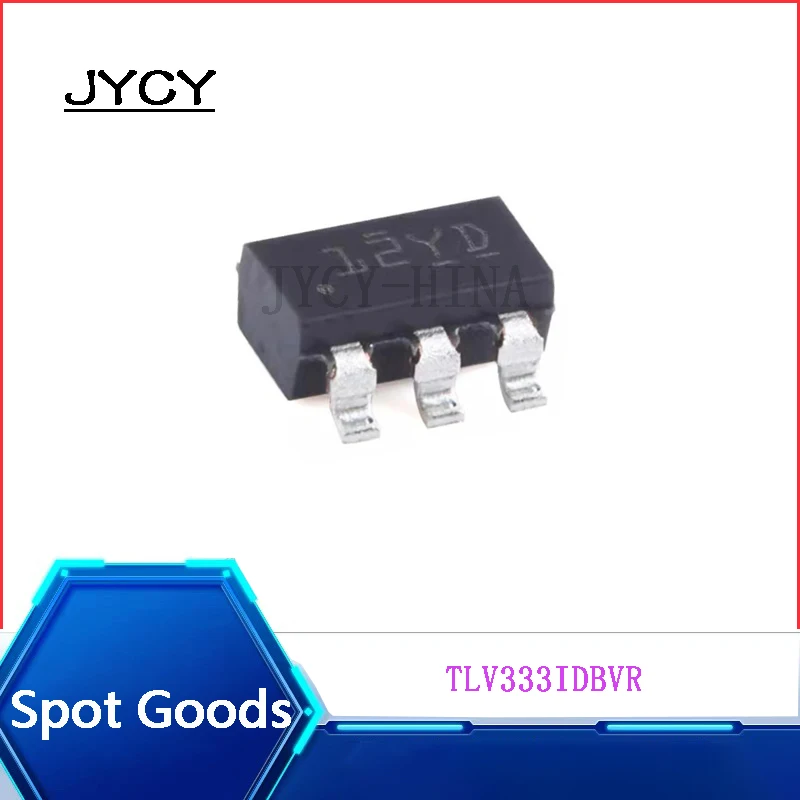 10PCS TLV333IDBVR new 12YD Single channel CMOS operational amplifier in SOT-23-5 for cost-sensitive systems