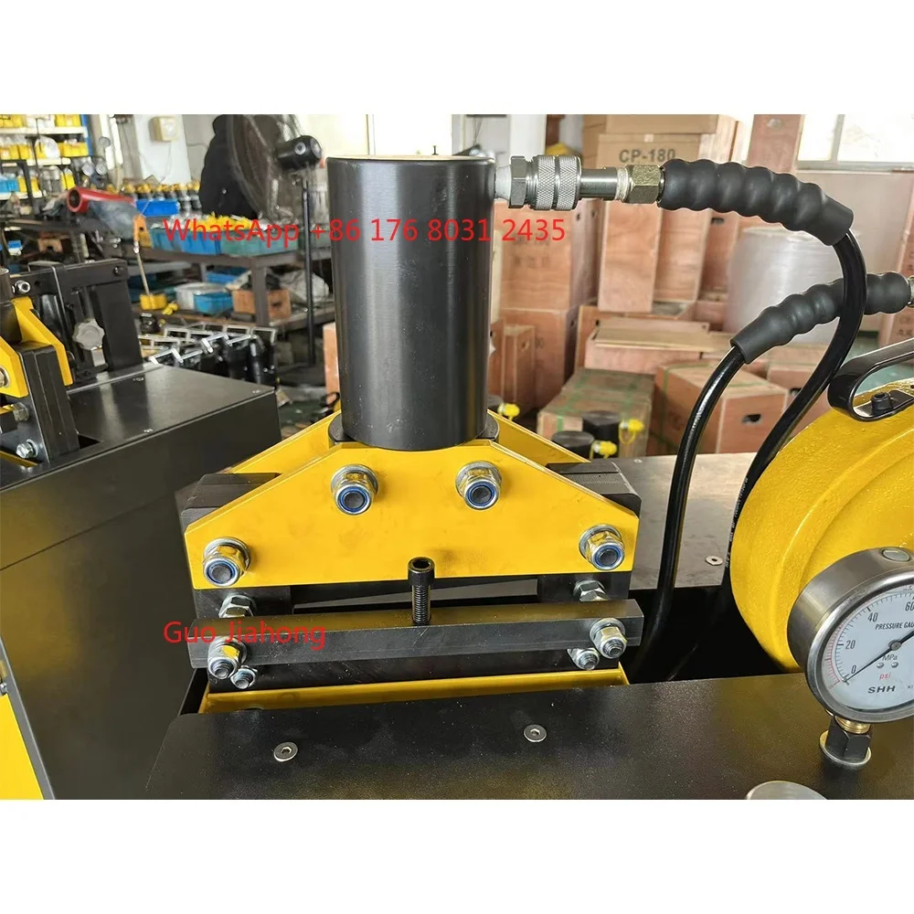 

VHB-200 Hydraulic Punching Bending Cutting Busbar Processing Machine for Iron Plate Copper Aluminum Bar