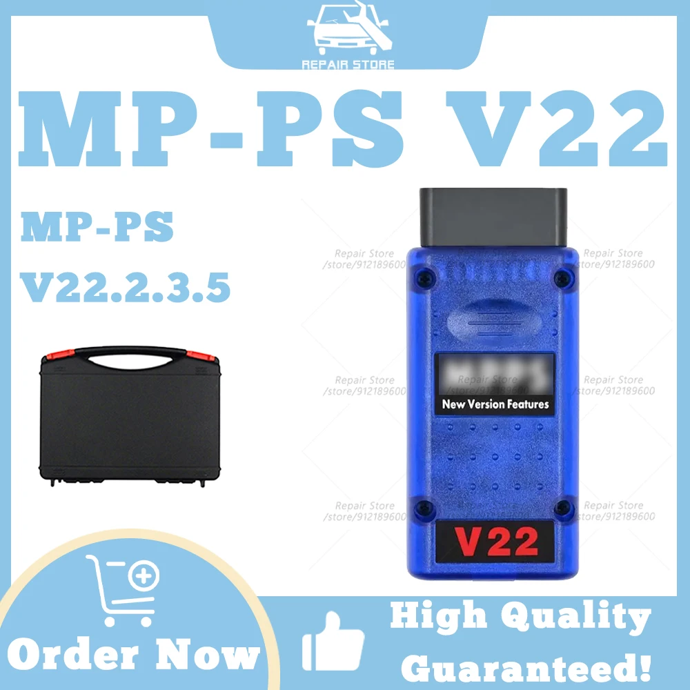 

ECU programming tool MP-PS V22 Read/Write of all memories Eeprom Irom Xrom VAG Software MP-PS V22.2.3.5 Compatible with OBD2