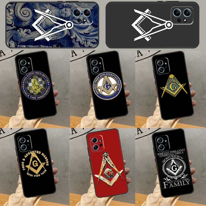 Free And Accepted Masons For Xiaomi Redmi Note 12 Pro Note 8 9 10 11 Pro 8T 9S 10S 11S 12S 9A 9C 10A 10C 12C Case