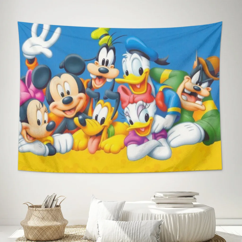 Mikey Mouse Tapestry   Room Ornaments Decoration Bedroom Wall Décor