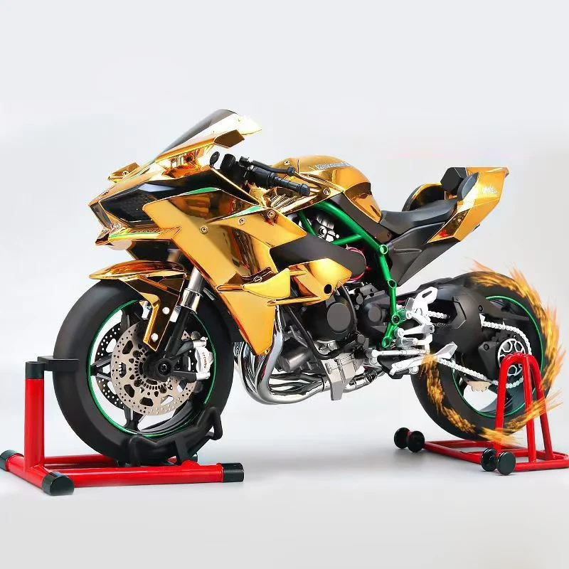 Kawasaki H2R Motorcycle 1/6 Scale Diecast Alloy Motorbike Collectable Toy Gifts for Children