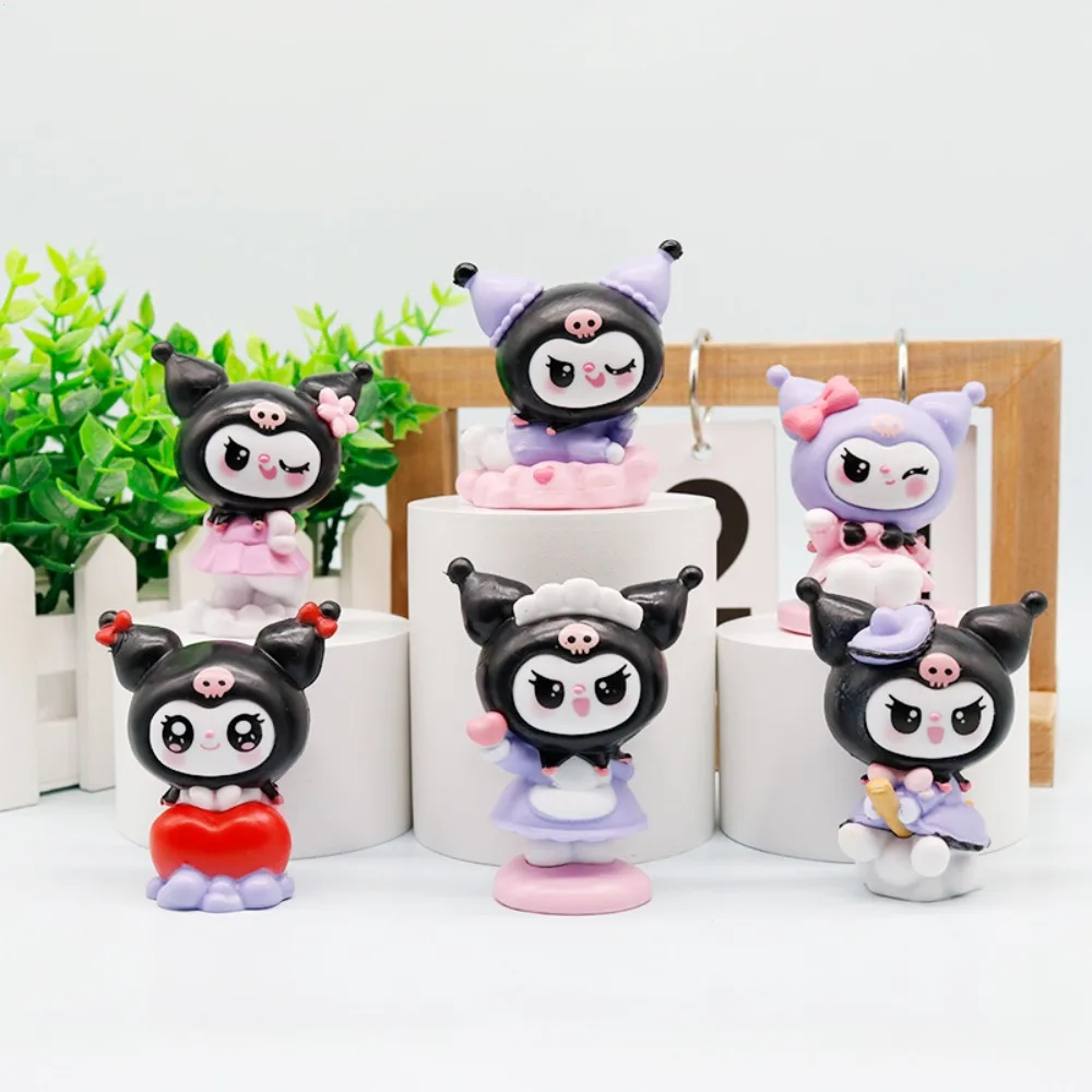 

Sanrio Kuromi Hipper Magic Series Фигурка Аниме Слепая коробка Декор для дома и автомобиля Кукла Детские игрушки Kawaii Декор комнаты Вещи Таинственный подарок