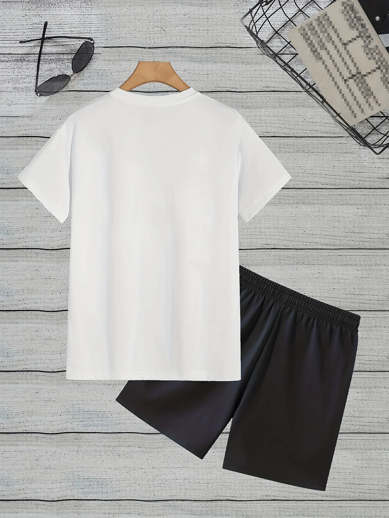 2025, Sommer-Herrenanzug, 3D-gedruckt, kurze Ärmel und Shorts, Freizeitanzug, Outdoor, urbane Straßenmode