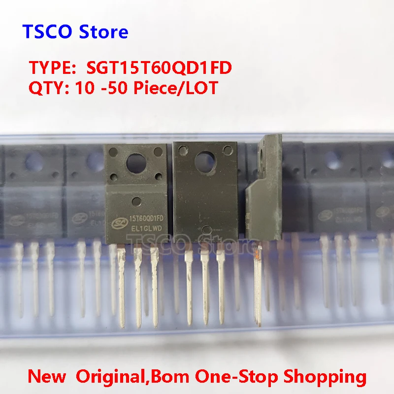 (10piece / LOT)  15T60 15N60 15T60QD SGT15T60QD1FD  15A/600V  IGBT  New Origiail