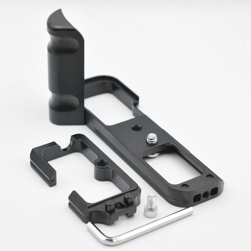 RISE-Quick Release Plate L-Shaped Vertical Shoot Quick Release Plate Bracket Hand Grip Holder For Fujifilm X-T2 Camera Tripod