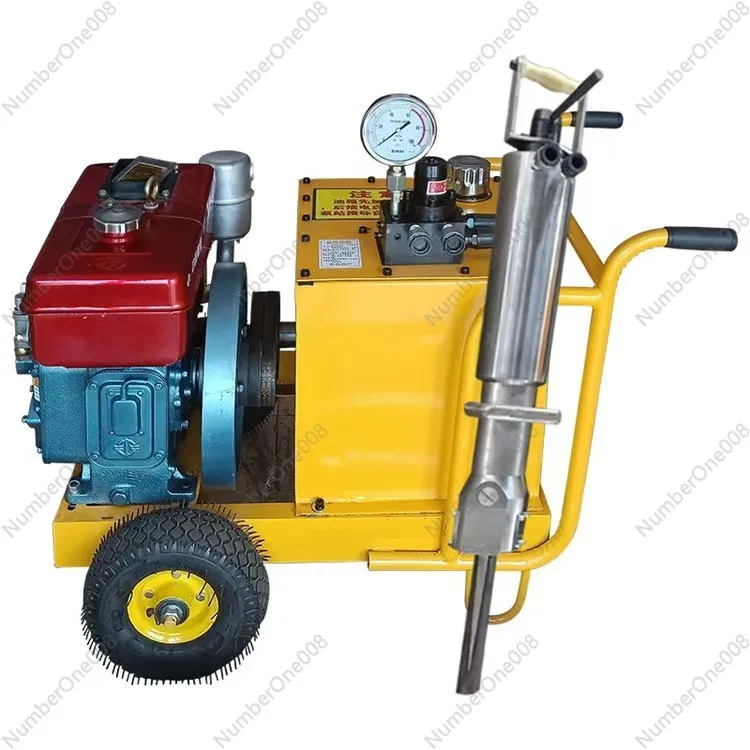 

Portable Hydraulic Stone Cutter with Engine Core Parts - Efficient Rock Breaking Machine