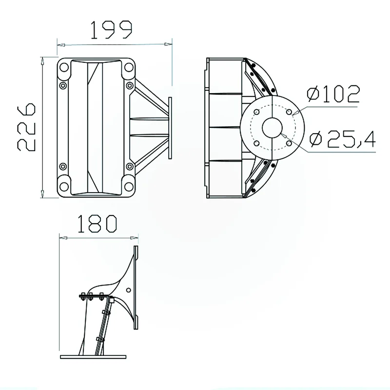 1 Stück PS Style Line Array Horn für PRO Audio Lautsprecher S805