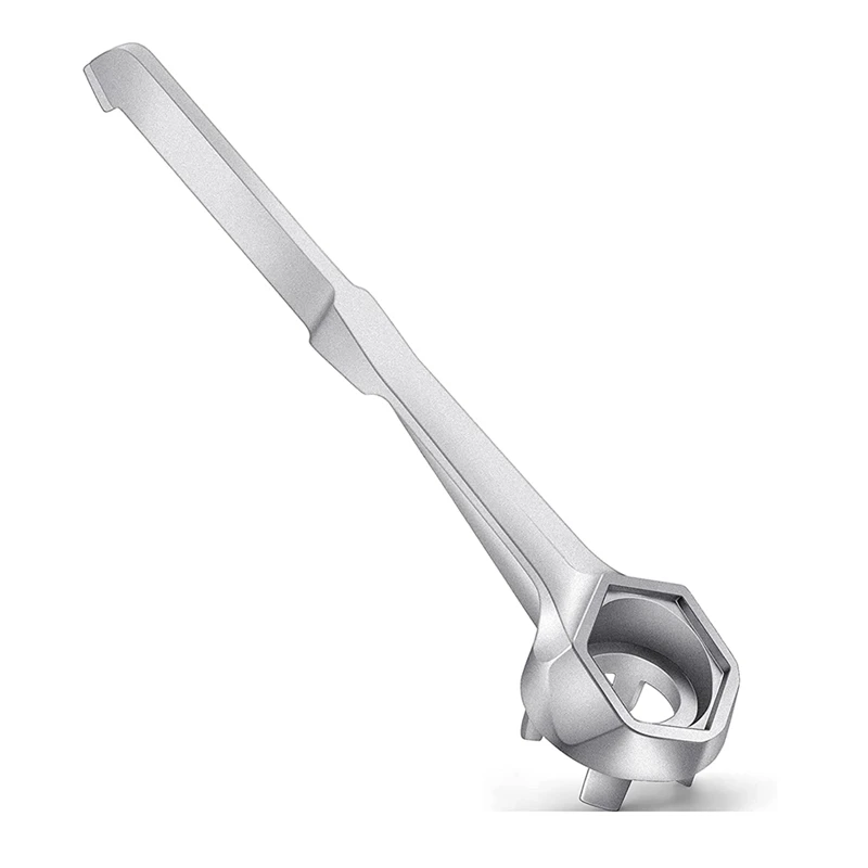 Llave de tambor, llave de aluminio para tapón de tambor, llave abridor de herramientas para tapas de bung, apertura de tambor de 10 15 20 30 55 galones