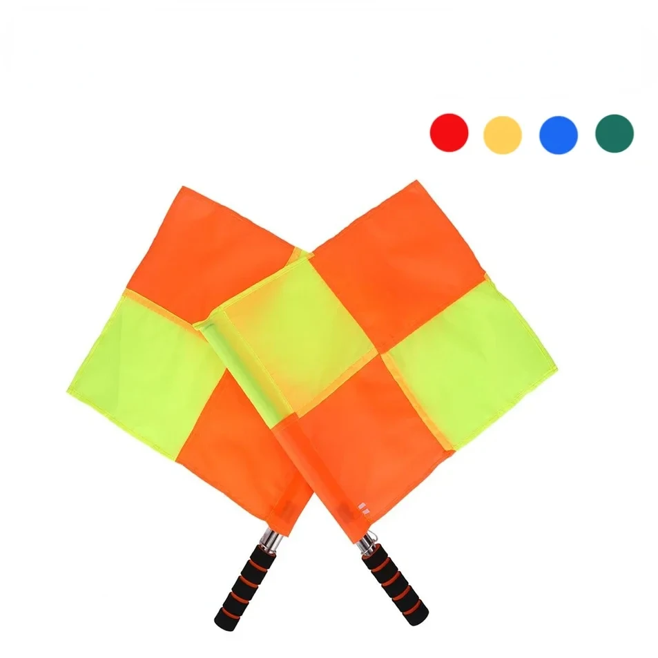 축구 심판 깃발 전문 공정한 놀이 스포츠 경기 축구 선원 방수 플래그 스포츠 게임 심판 장비 Pinnies