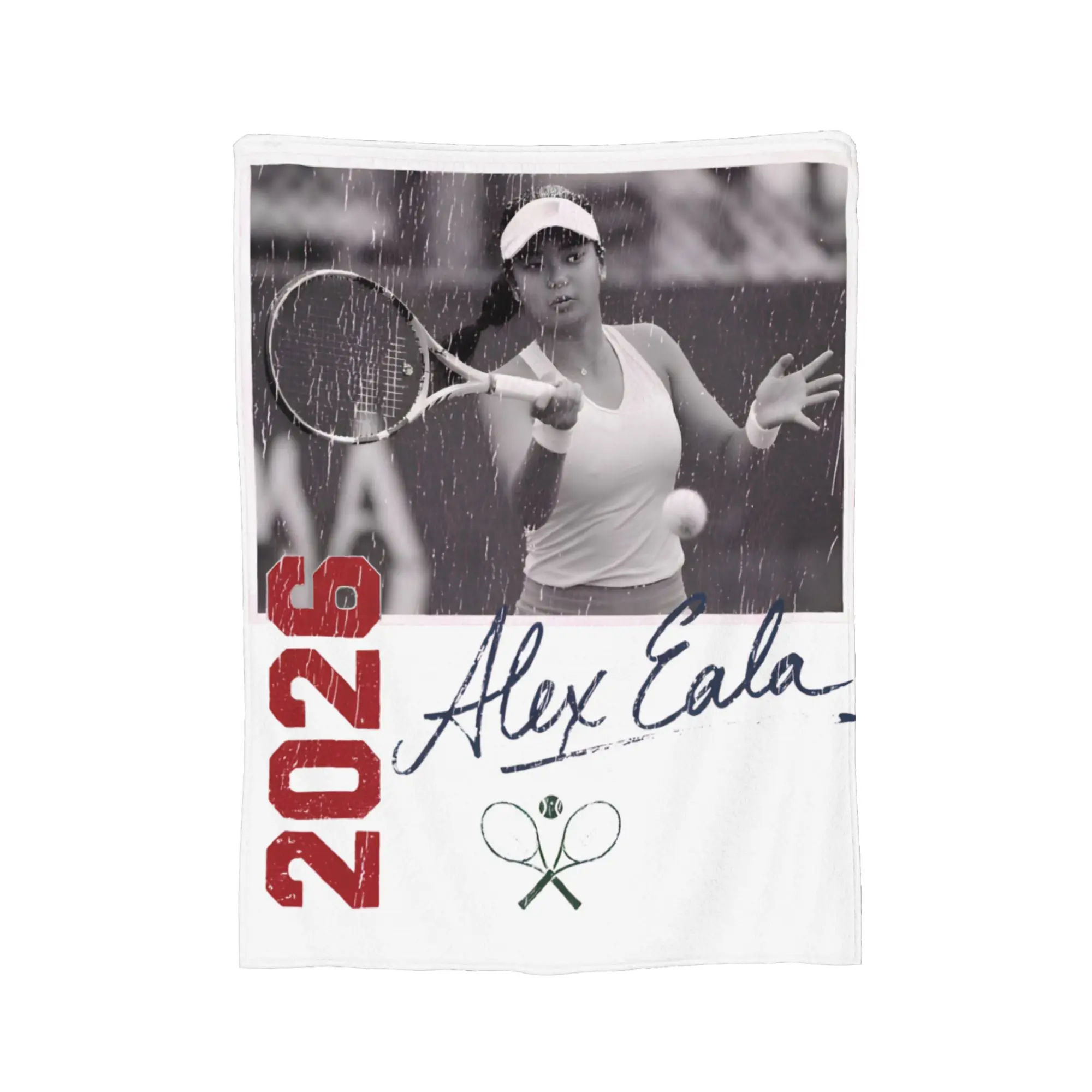 Alex Eala Filipina Pride Flannel Blankets Tennis Player Awesome Throw Blankets for Home 125*100cm Quilt