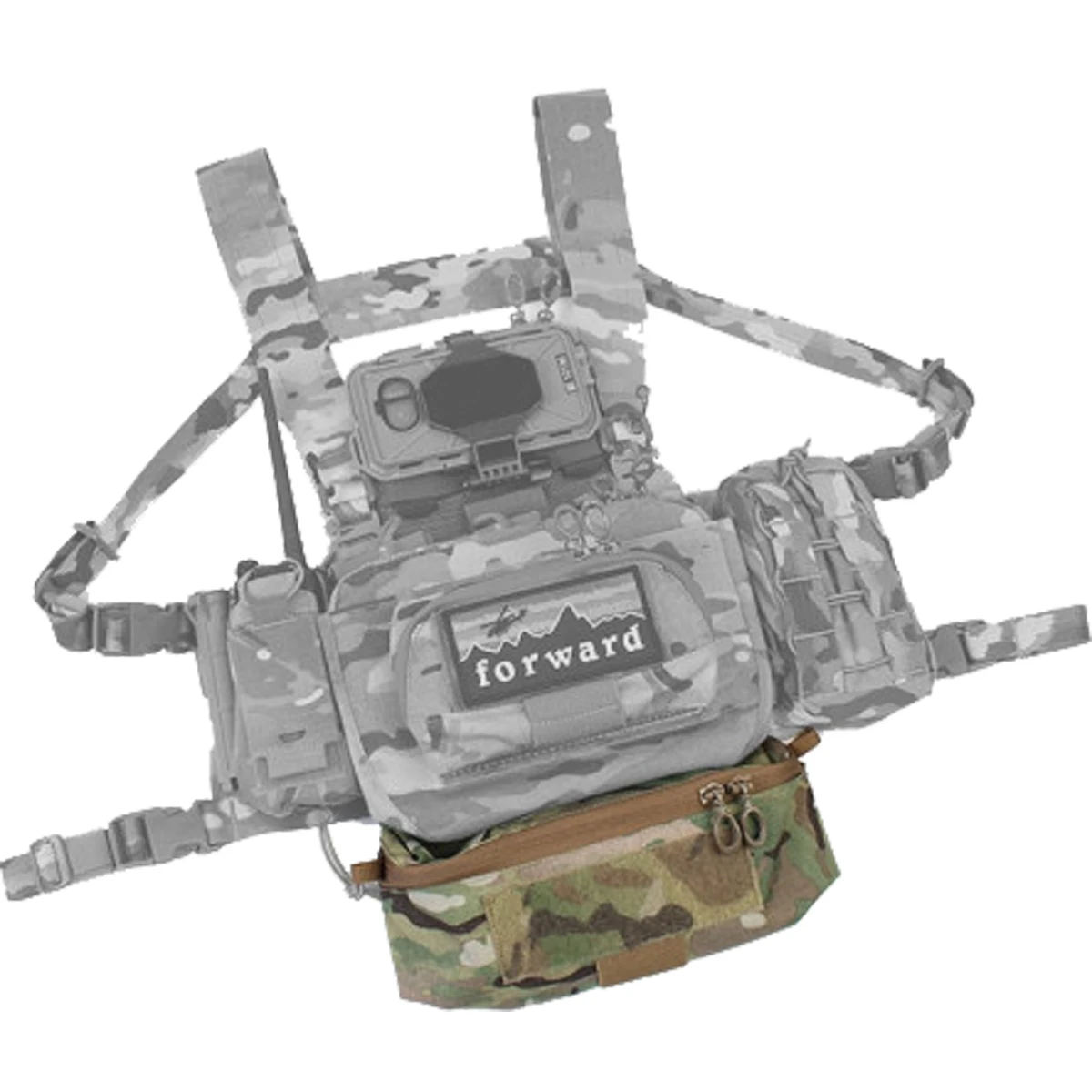 Mini  Abdominal Tactical Camouflage Drop Pouchactical Drop Pouch Fanny Pack Tool Pouch for Tactial vest JPC FCPC MK4 D3 Vest