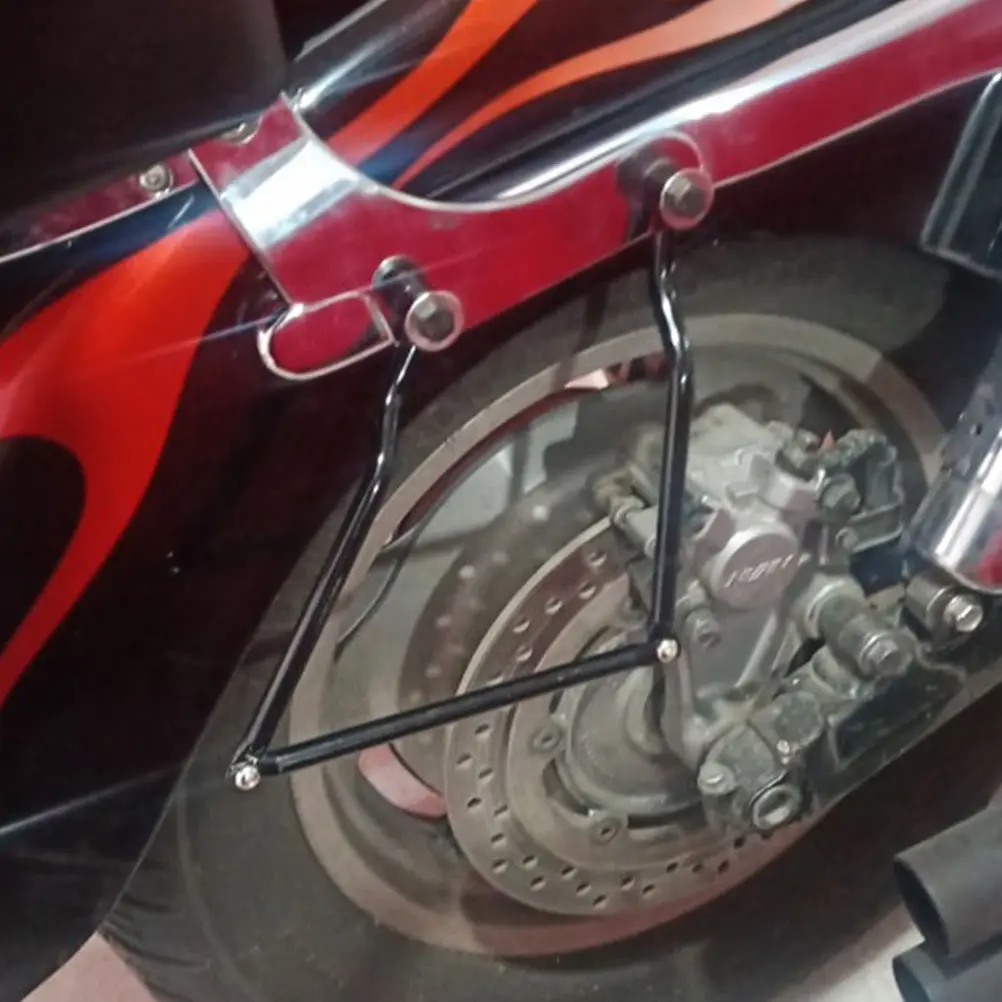 

1Set Motorcycle Bag Bracket Iron Saddlebag Support Rack Universal Mounting Support Rod Accessory Motorcycle Bag Rack
