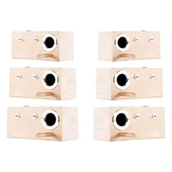 Outdoor Birdhouse Birds Box Nesting Hatching House Parrot Nest Breeding Box for Cockatoo Lovebirds Backyard