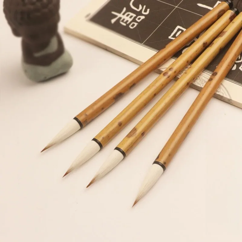 Mixed Hair Brush Has Good Elasticity, Beginners Practice Medium and Small Seal Script Regular Script Method