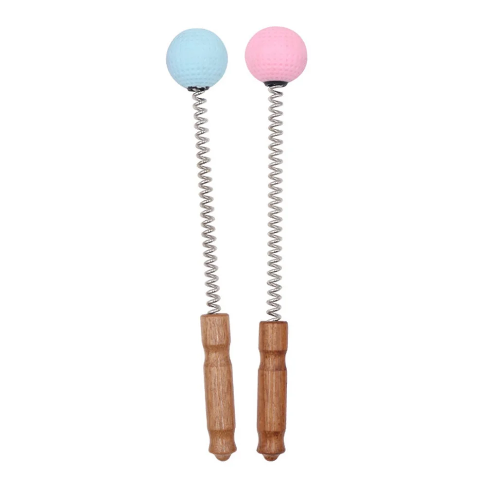 

2 Pcs MultiFunction Meridians Massage Hammer For Home Use Ergonomic Design LongLasting Material Useful Health Massager