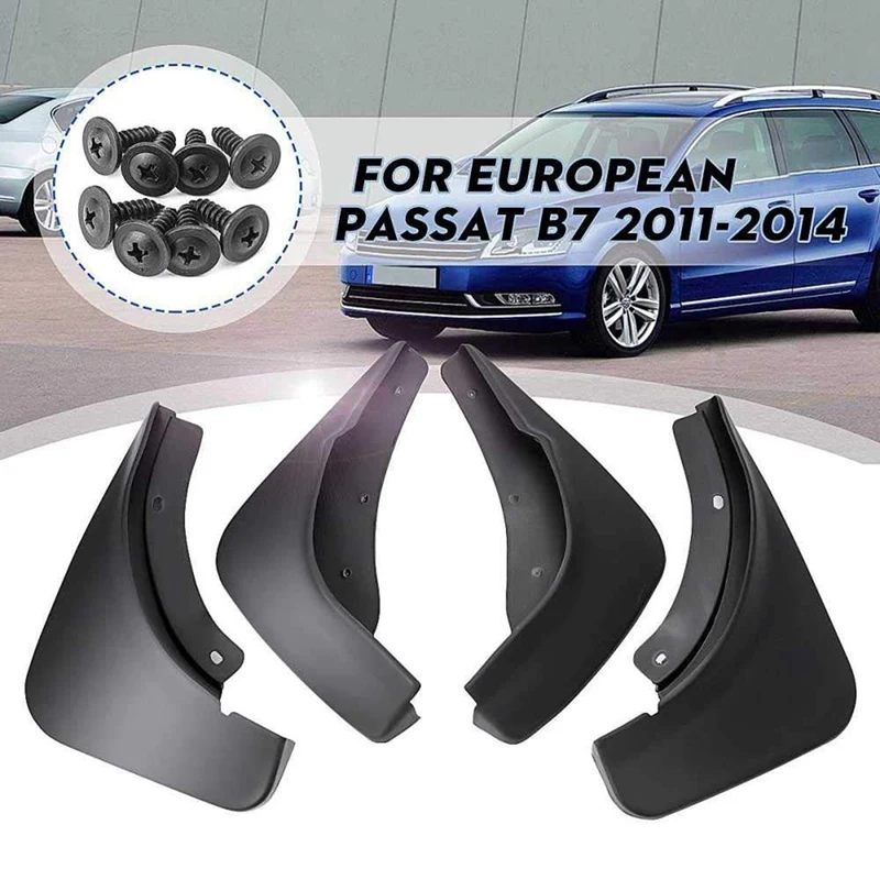 Mud Guards Mud Flaps For VW Passat B7 2011-2014 European Fender Full Protection Splash Guards 12Pcs Mudguard