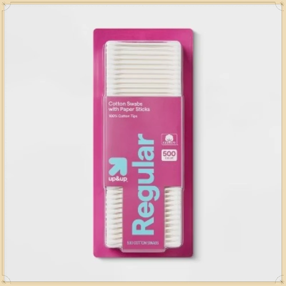

Regular Cotton Swabs Paper Sticks - 500ct - up&up