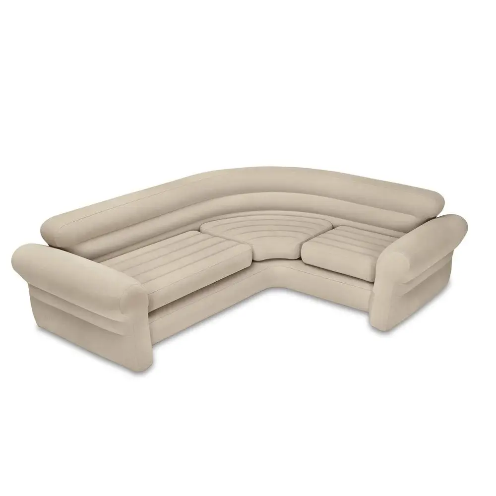 

Inflatable Corner Living Room Neutral Sectional Sofa 68575EP 2 Pack