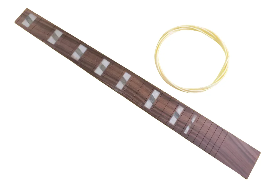 Electric Guitar Rosewood Fretboard 22 fret Guitar Neck 24.75 inch New Unfinished Replacement Fingerboard Top Inlay